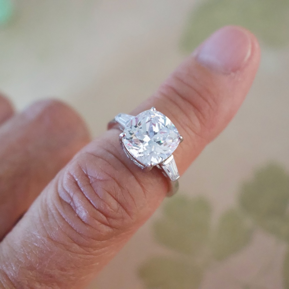 925 SS & Cubic Zirconia Size 7
